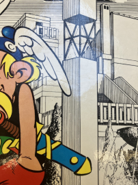 UDERZO - ASTERIX (PUB) SCOPE LE POTEAU MAGIQUE - BE - EO 1982