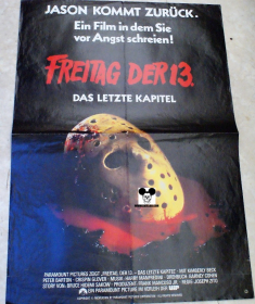 FRIDAY THE 13th THE FINAL CHAPTER - FREITAG DER 13 DAS LETZTE KAPITEL                  / VENDREDI 13 LE CHAPITRE FINAL